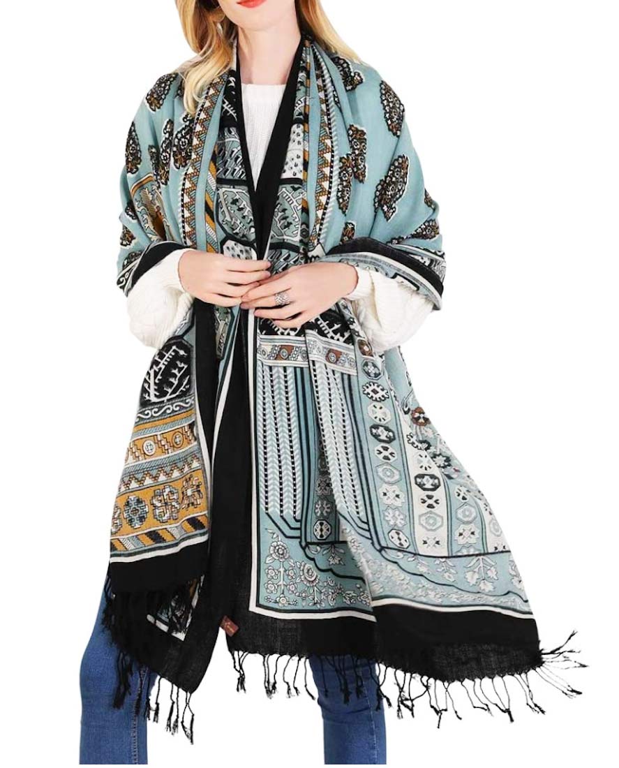 MANDALAY Scarf Wrap on model