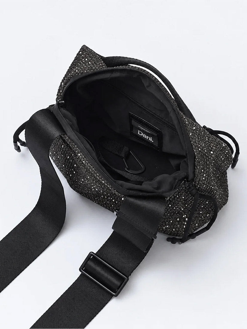 Bonnie Crossbody Black Glitter