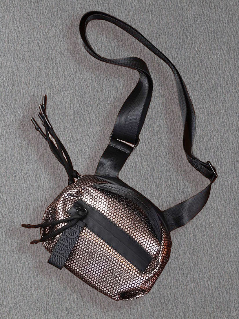 daniella lehavi bonnie Mini metallic crossbody vegan handbag