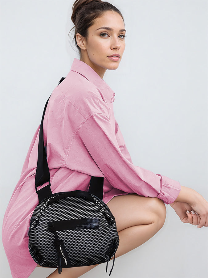 daniella lehavi bonnie crossbody bag grey