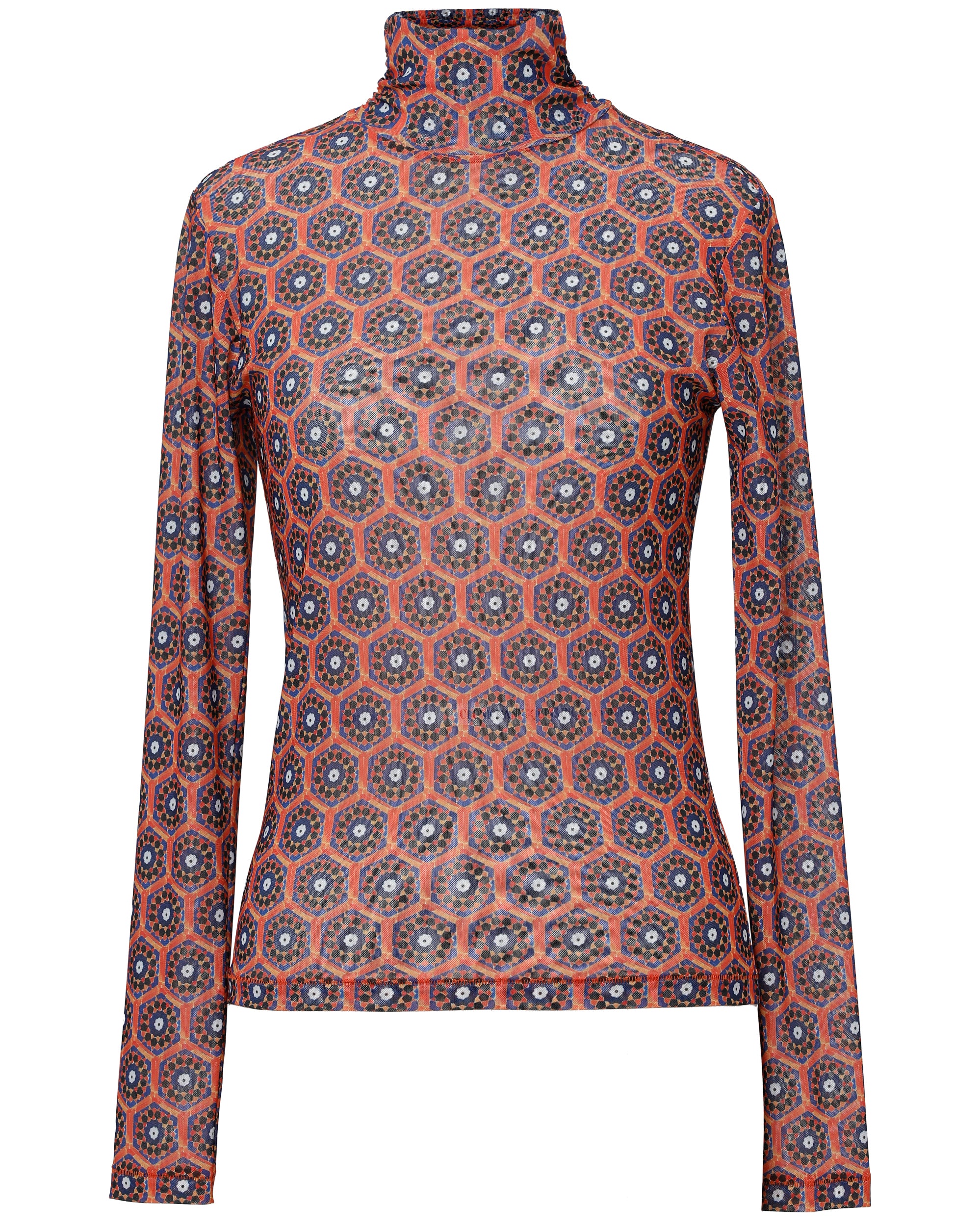 Emily Lovelock MIRI Mesh Tulle Tee Orange