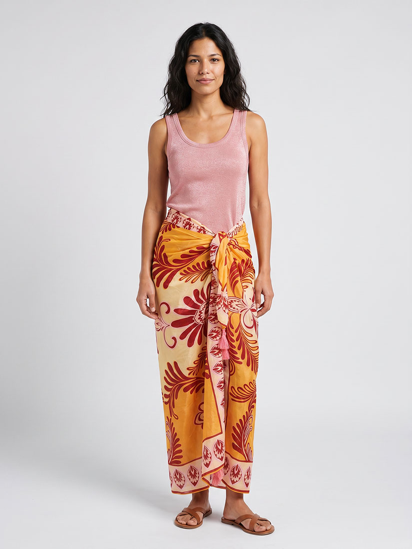 farm rio arebesc aron and summum shimmer tank top