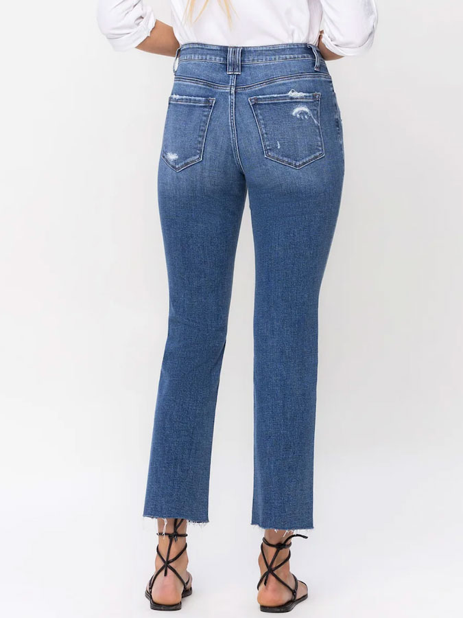 GDC PRUDENT High Rise Straight Jeans