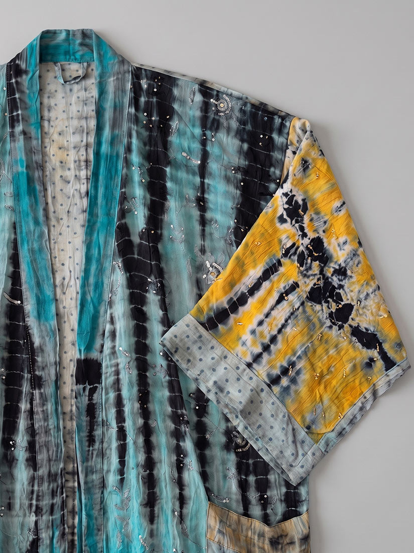 BEACH DAY Vintage Silk Kimono
