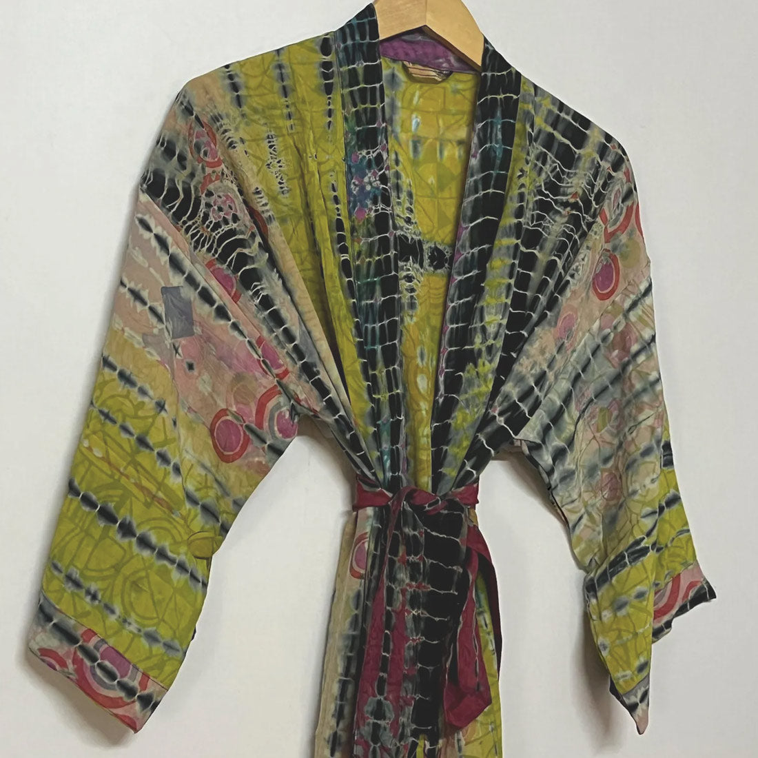 CRUSH Recycled Silk Kimono