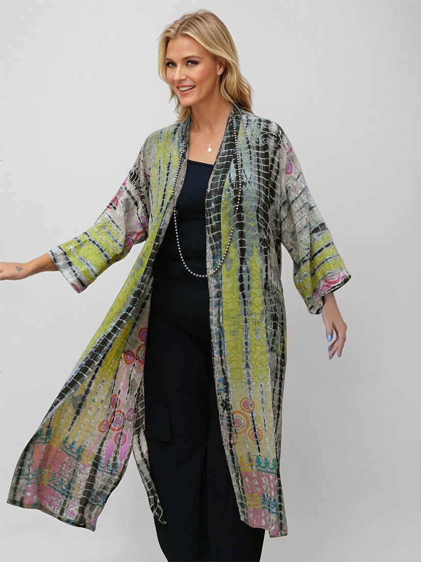 crush upcycled silk kimono get dressed collective