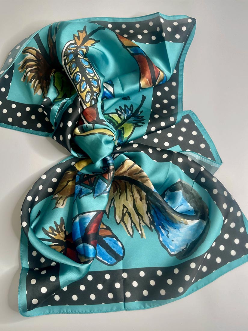 feather blue wild rag rarebird close up