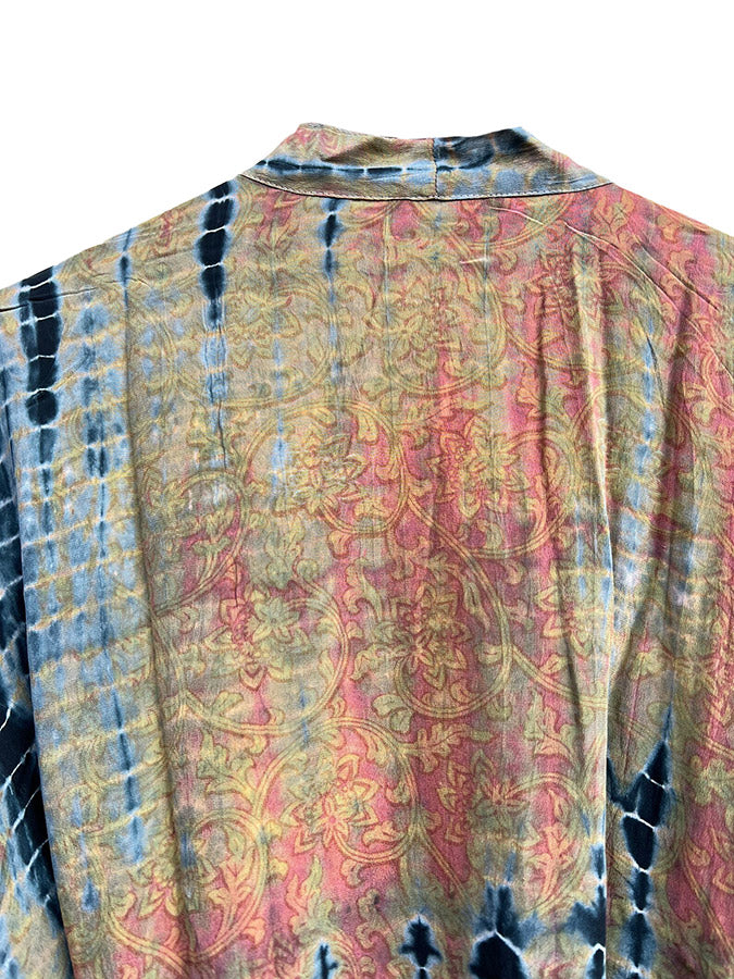 FORTE Vintage Silk Tie Dye Kimono