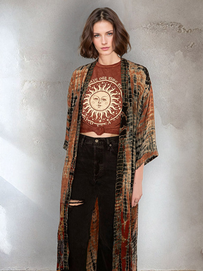 get dressed collective time to shine tee and bebop kimono