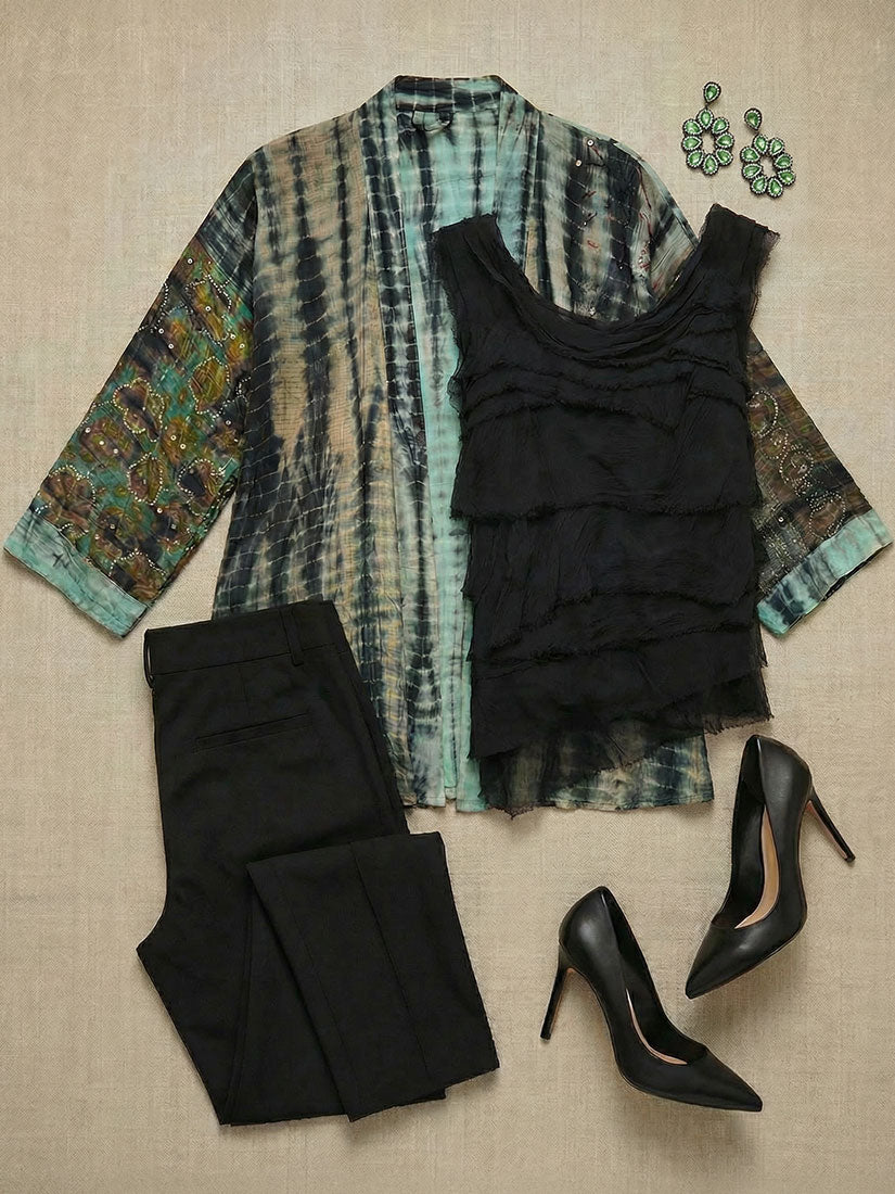 SEA DWELLER Vintage Silk Kimono