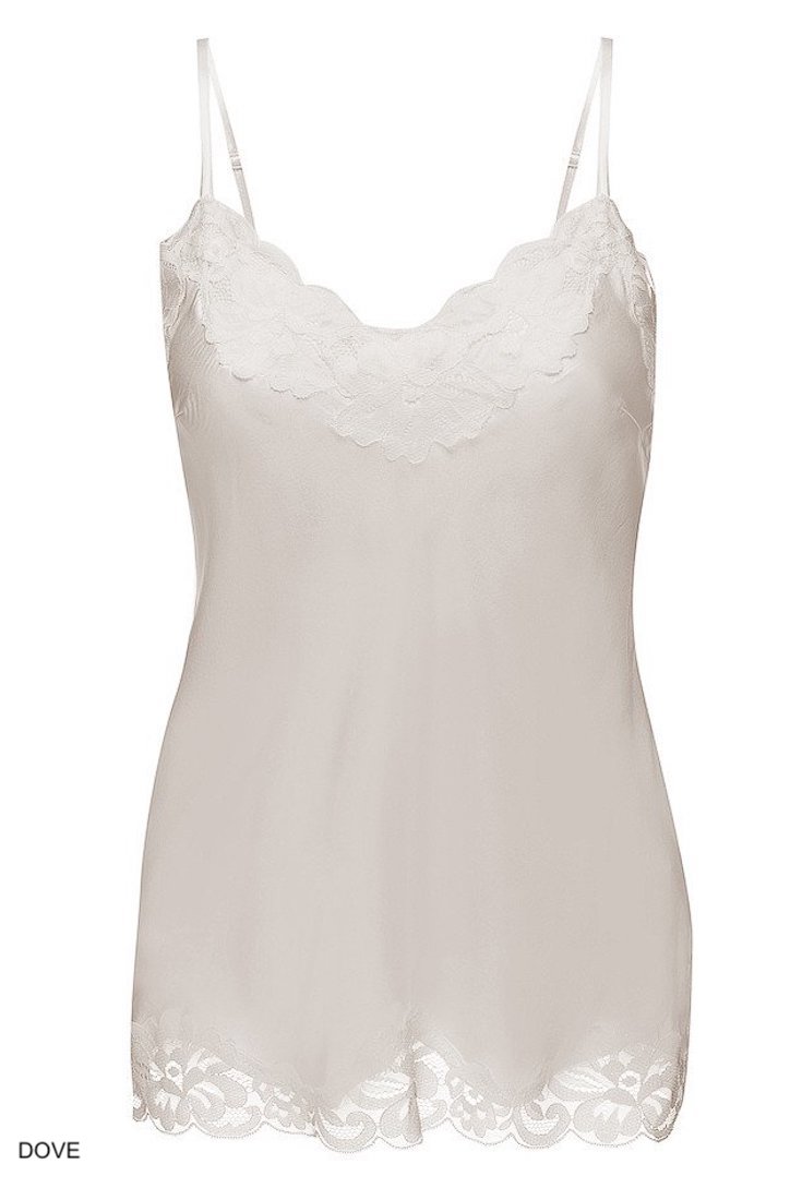 Gold Hawk FLORAL Lace Silk Camisole