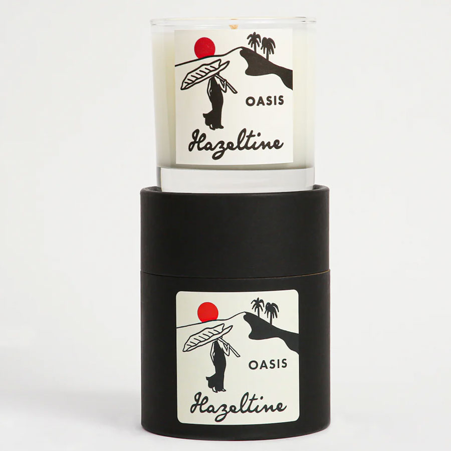 hazeltine scent company oasis scented candle