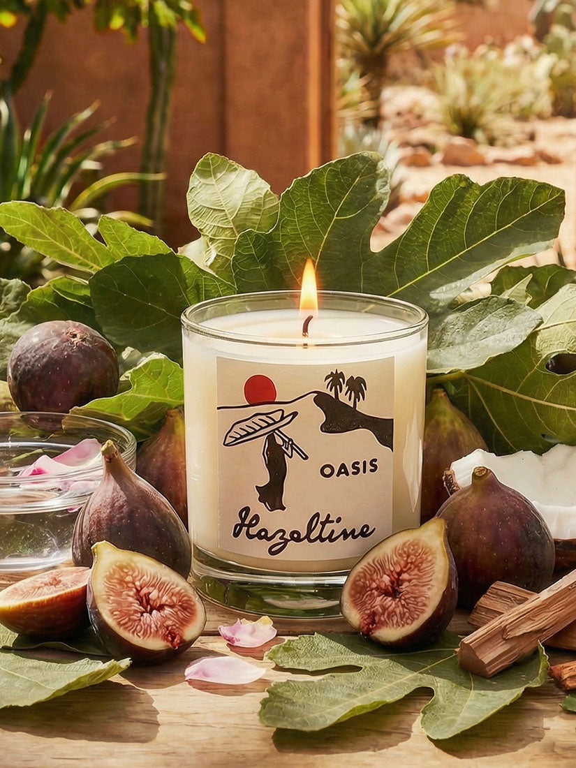 hazeltine scent company oasis scented candle