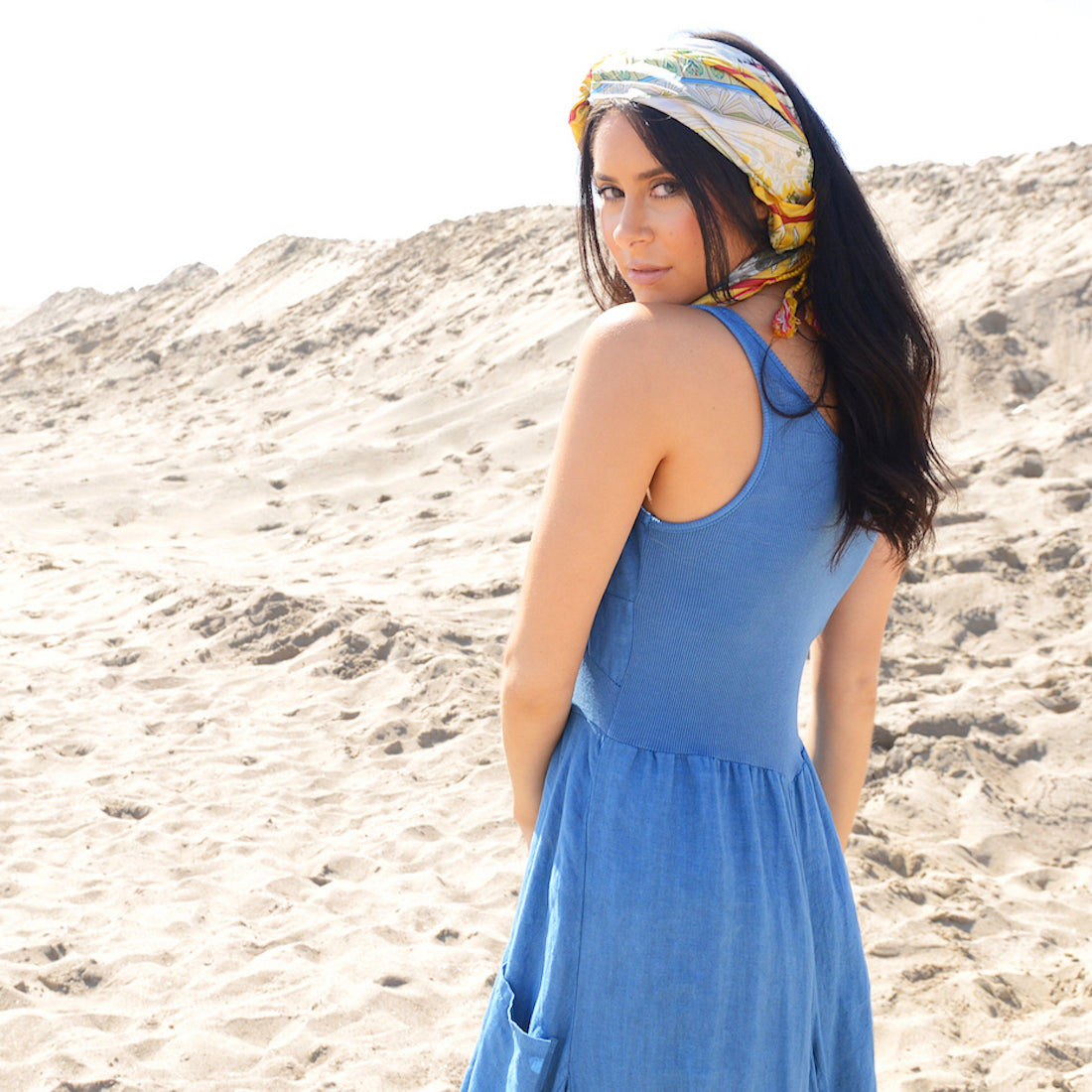 Inizio Linen Magic 2 pocket Dress