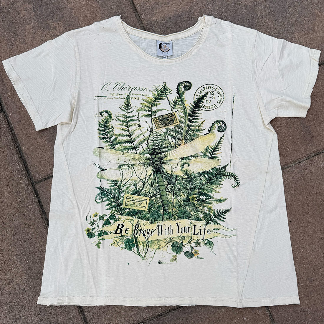jaded gypsy brave flight moon dance tee flat