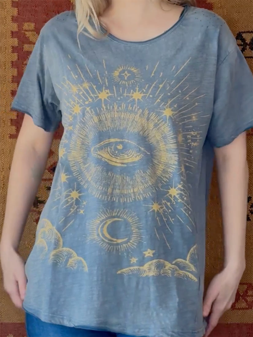 EVIL EYE Moon Dance Graphic Tee