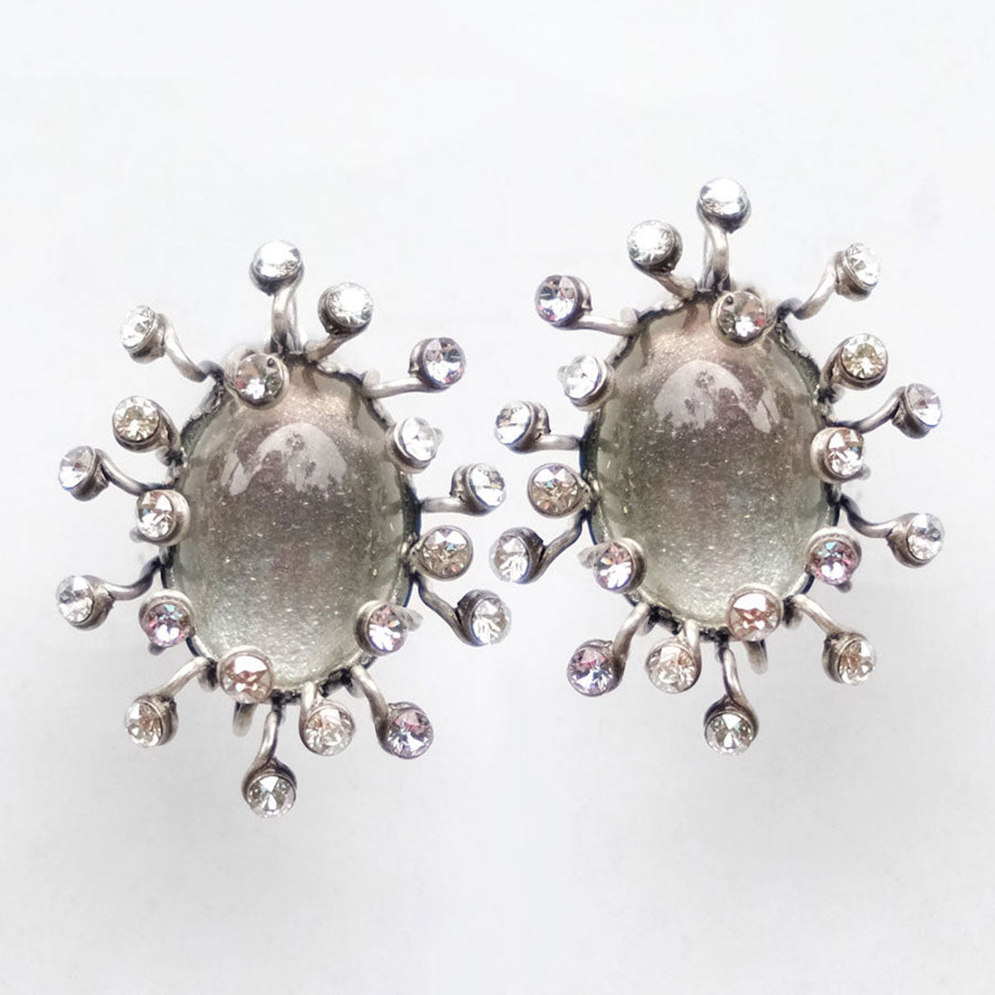 konplott jewelry galaxy in glass white and antique silver