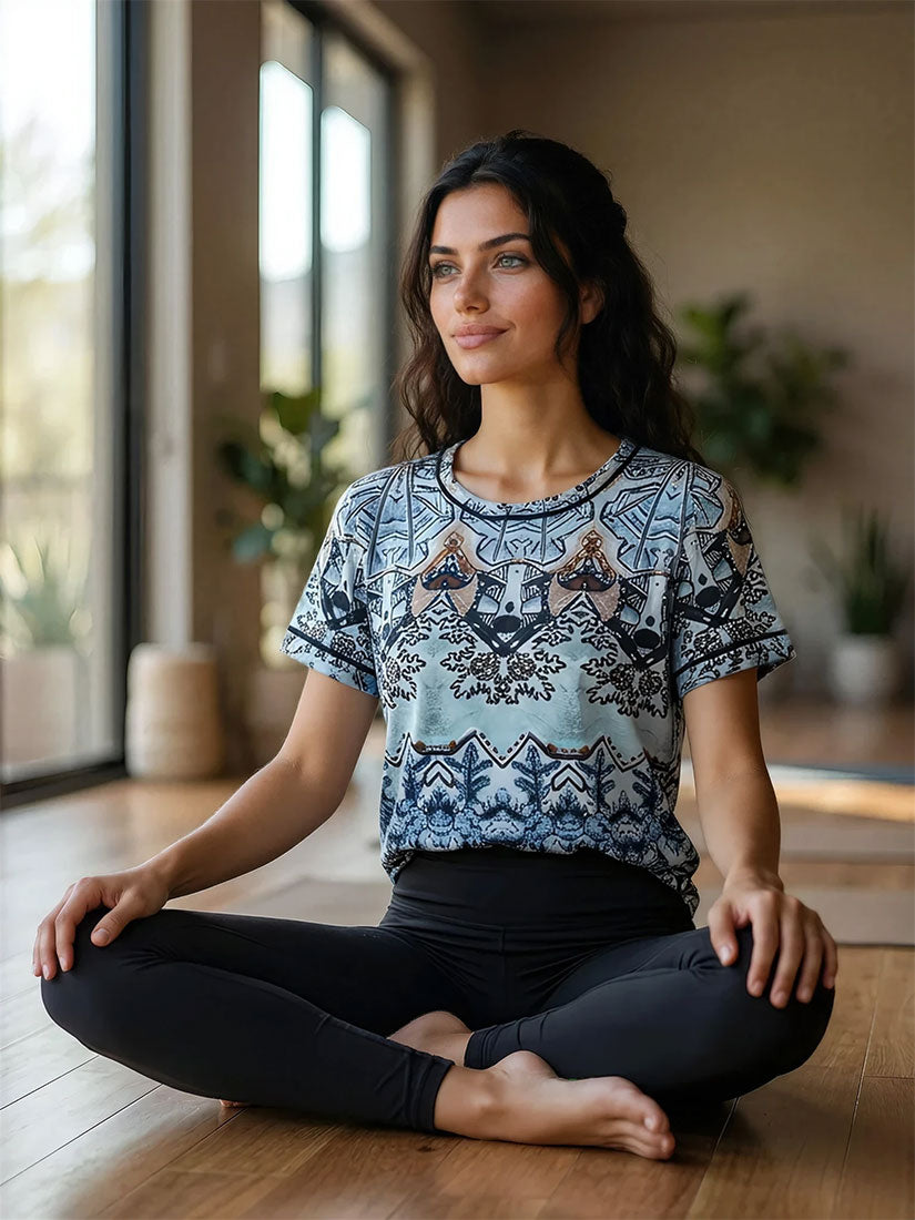 lady fairt art imola sweater tee goddess of water print lifestyle