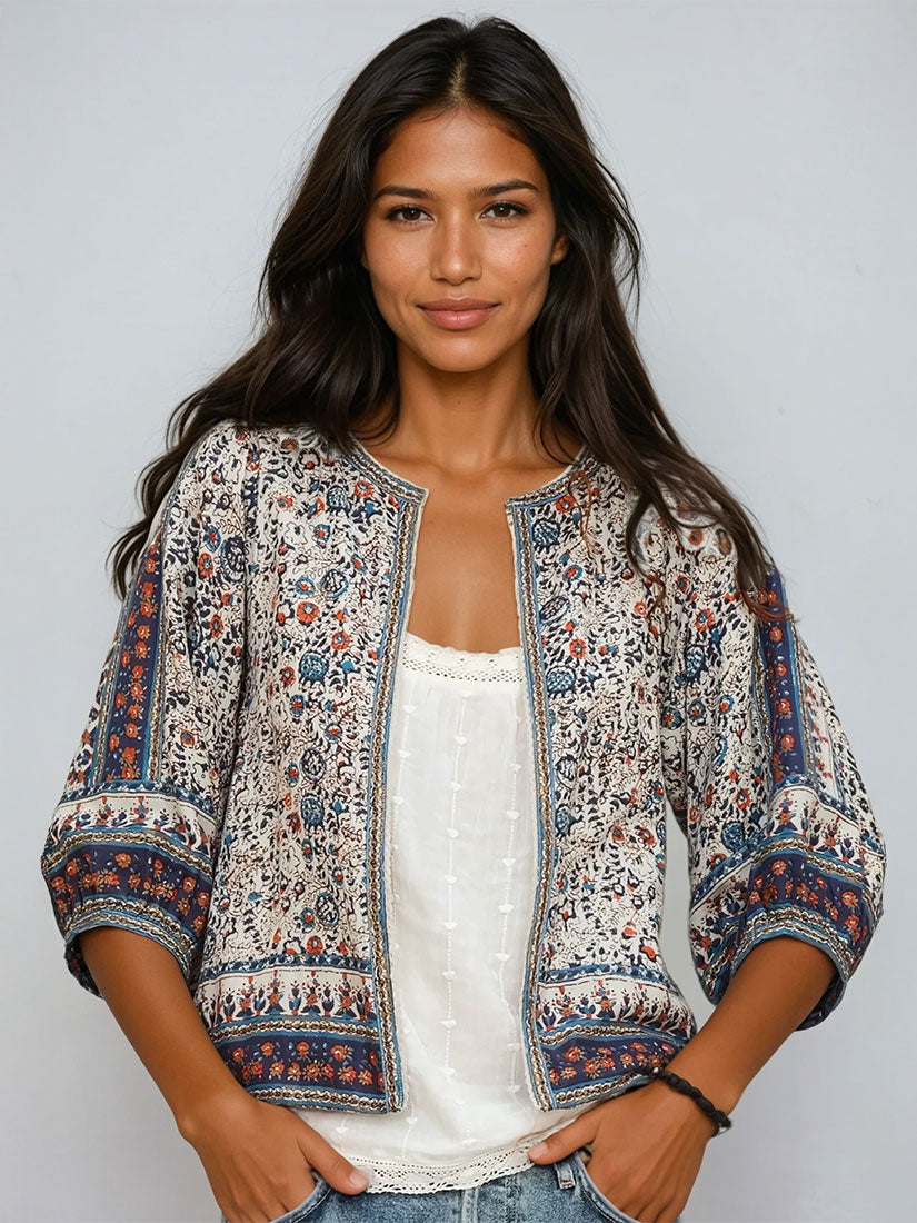 cass print jacket by M.A.B.E spring 2026