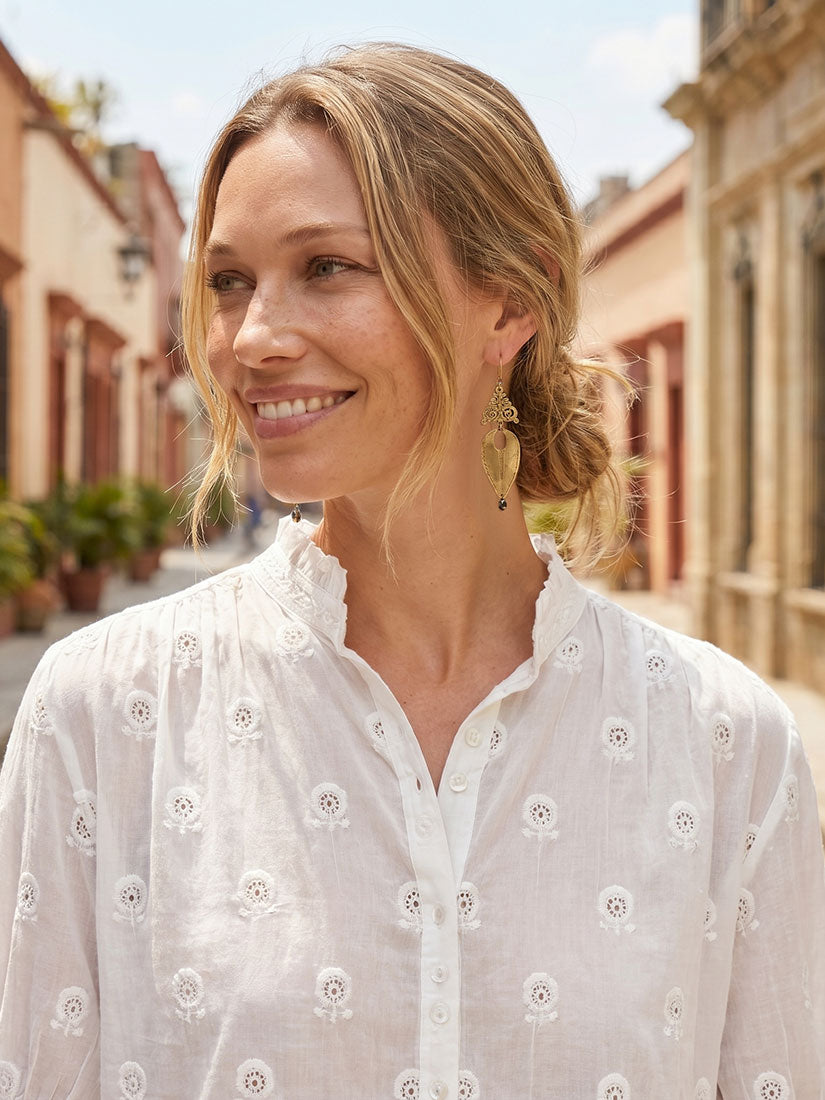 FRANI Embroidered Blouse