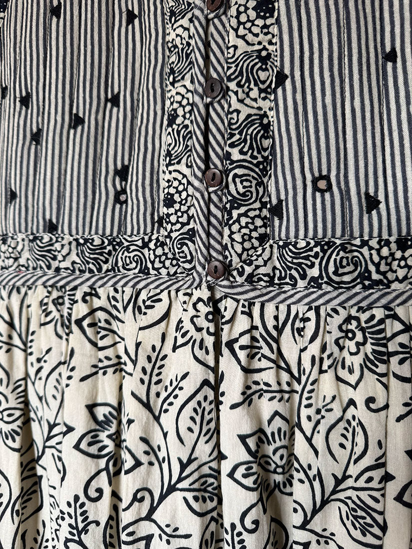 eugenie maxi dress jasmin print detail maison hotel