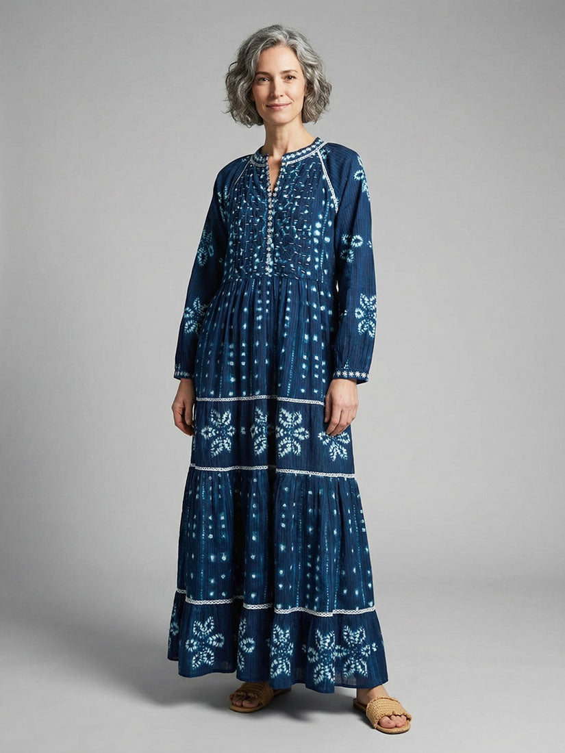 KUMO Shibori Dreams Maxi Dress