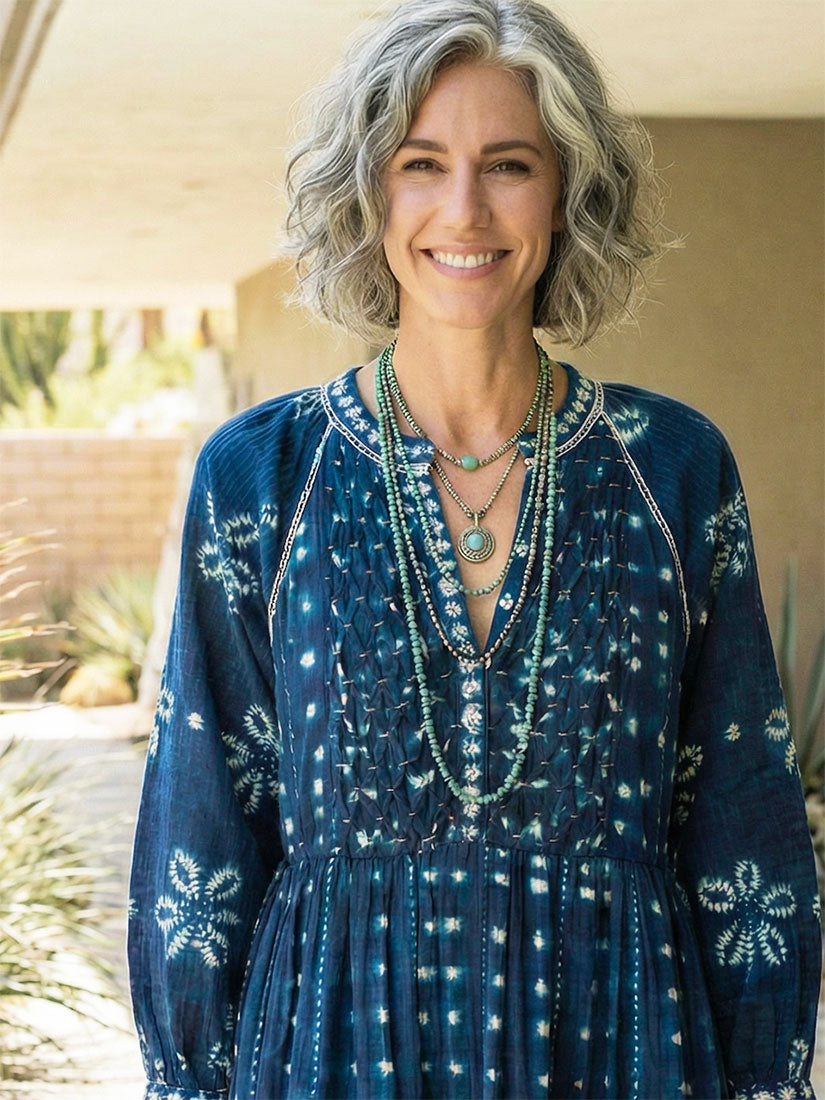 KUMO Shibori Dreams Maxi Dress | Maison Hotel