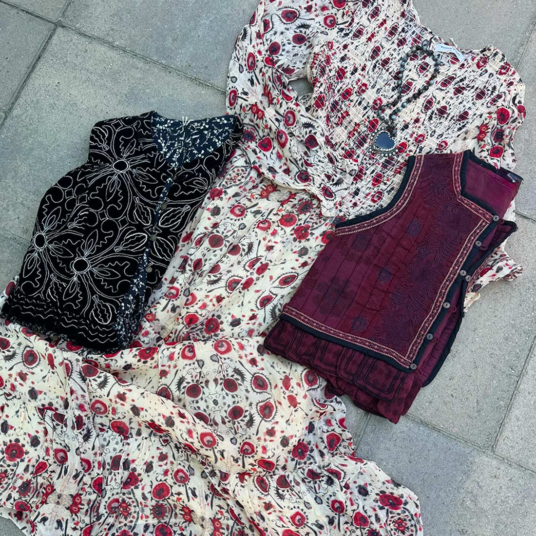 LOLITA Maxi Dress Coquillage Print