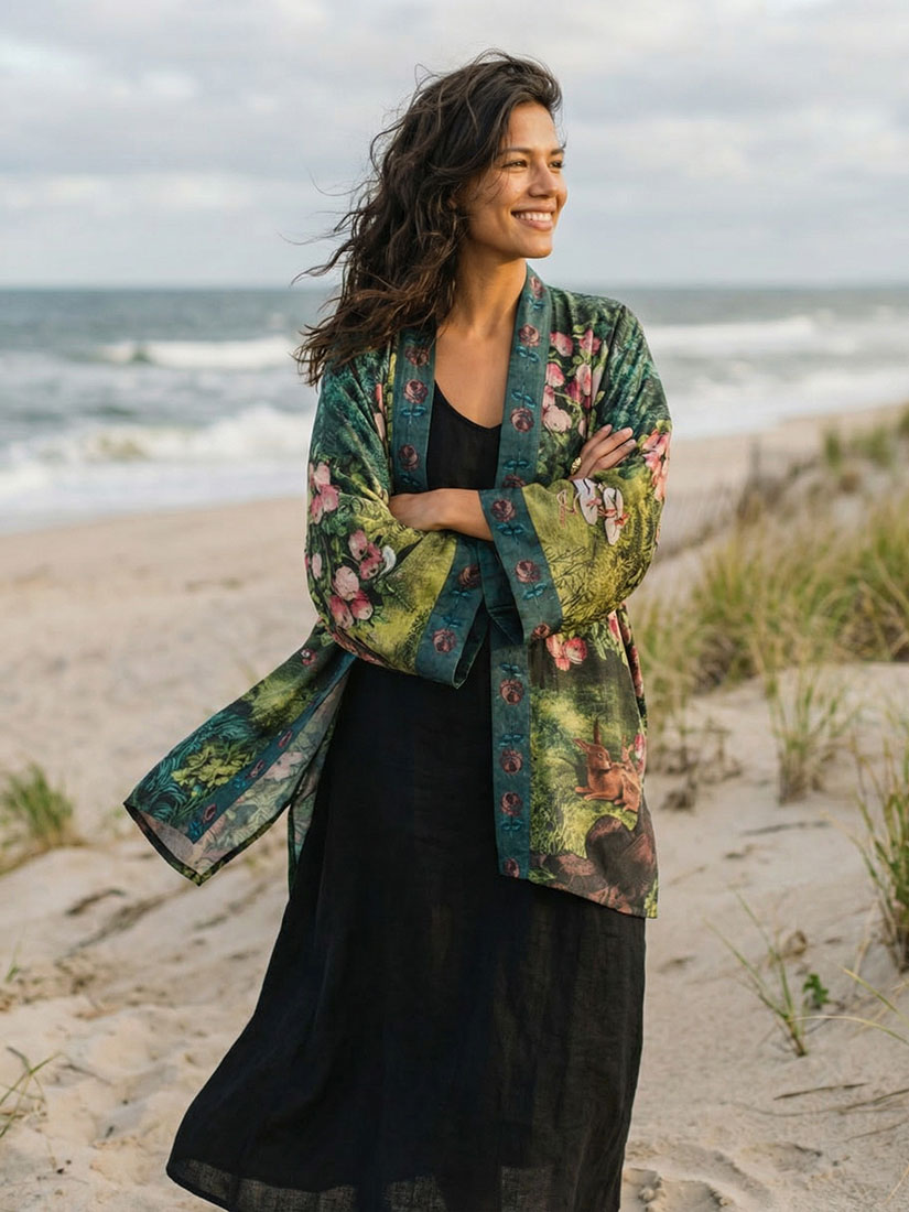 market of stars the daydreamer matinée length kimono