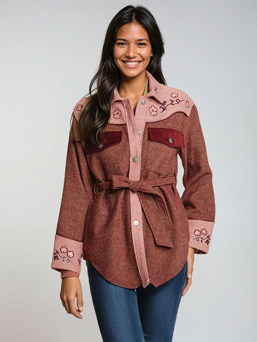 KIARA Tweed Belted Jacket 2 Colors!