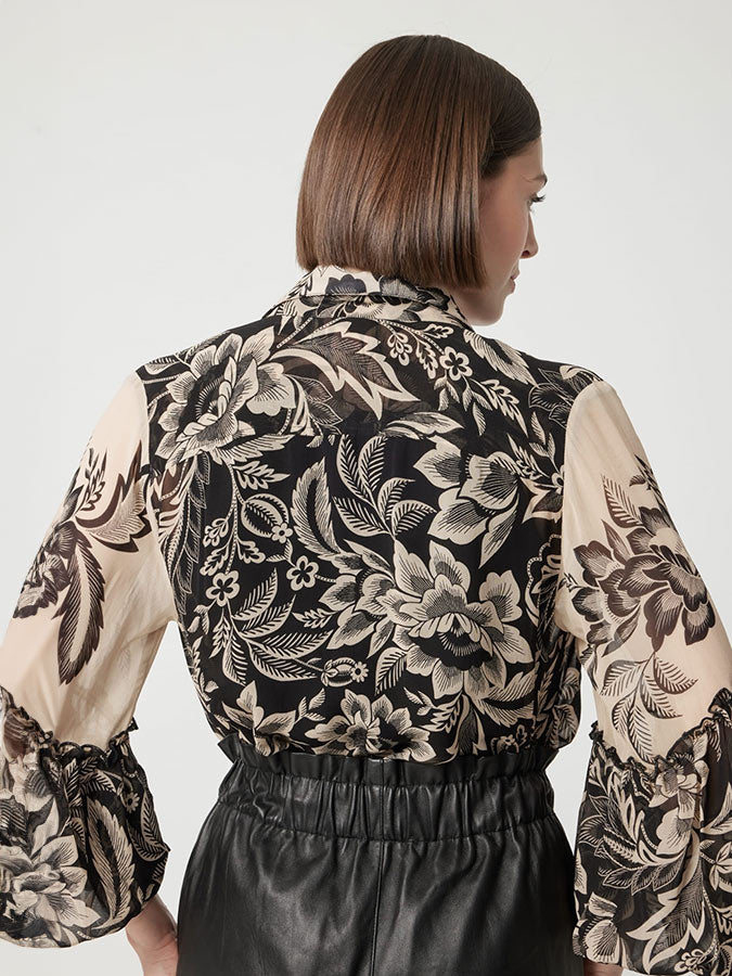 Miss June GARANCE Print Blouse