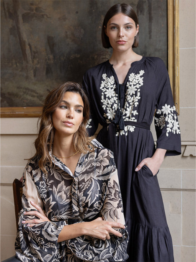 Miss June GARANCE Print Blouse