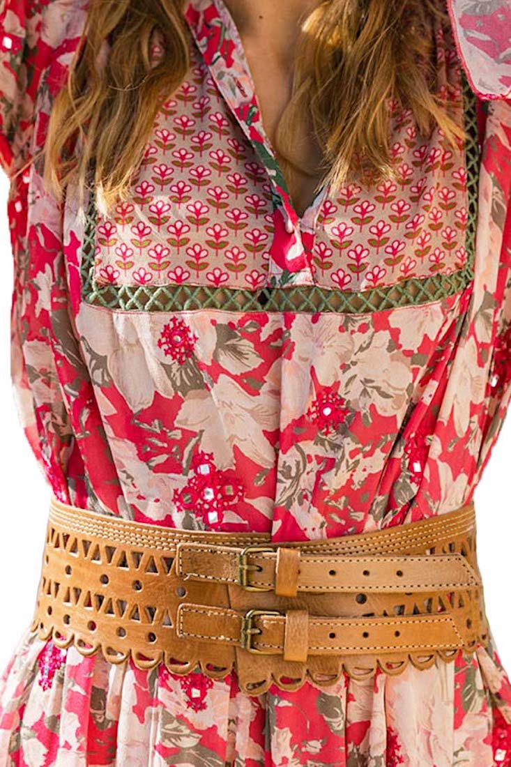 Miss June Joan leather belt