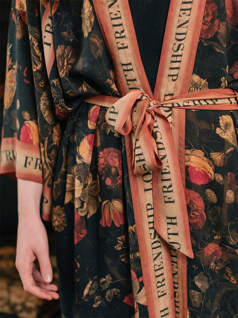 HEART OF GOLD Opera Duster Kimono
