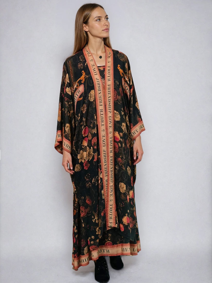 HEART OF GOLD Opera Duster Kimono