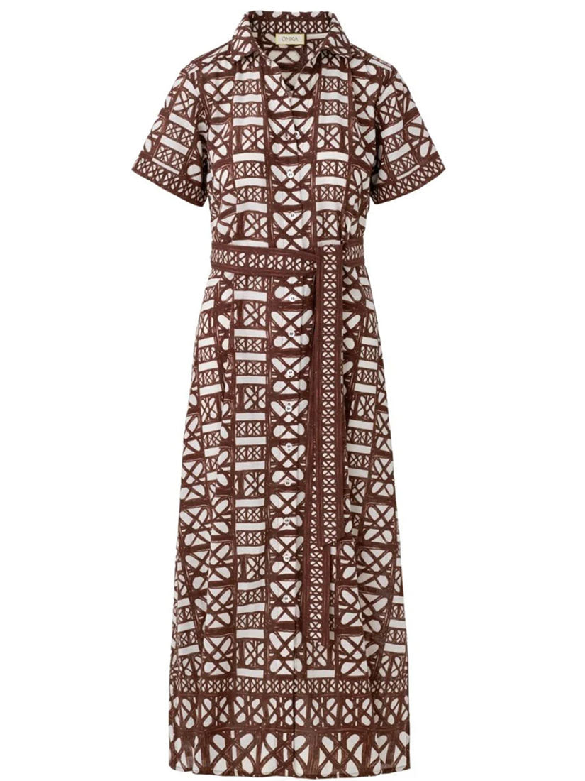 AMIRA Shirtdress Nari Cacao | Omika