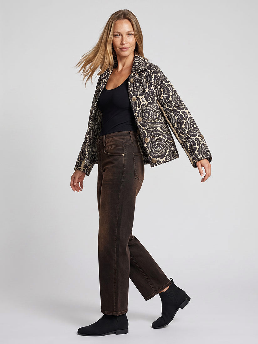 GOLDIE Quilted Jacket Carmen Graphite