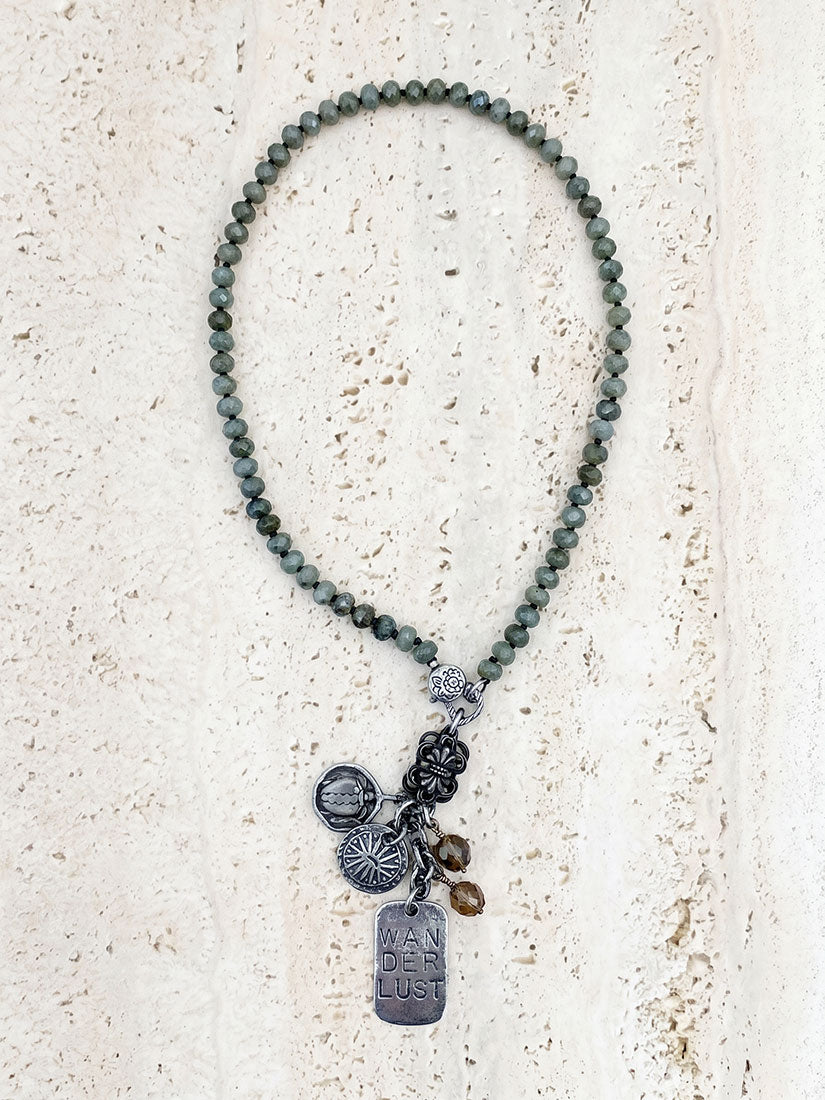 WANDERLUST Labradorite Pendant Necklace