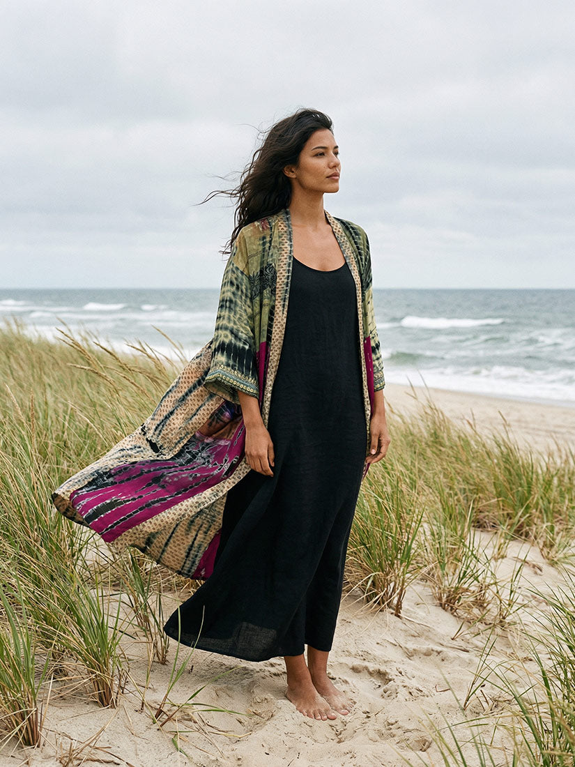 Coastal jewel vintage kimono video