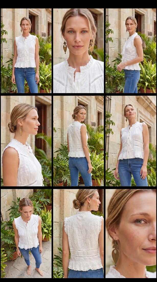camila embroidered top maison hotel video