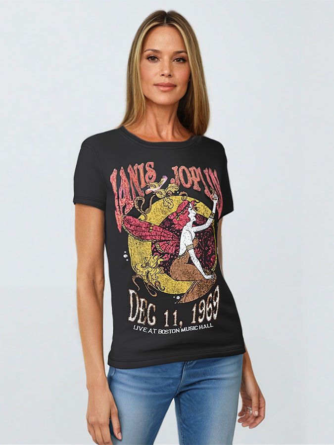 GDC janis joplin graphic tee