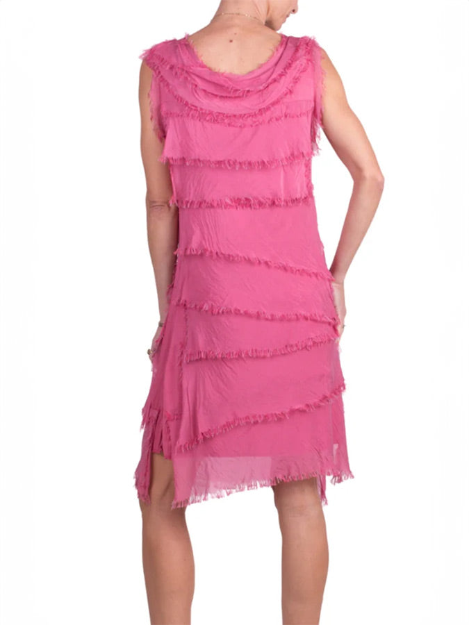 SIENA Ruffle Short Dress Black