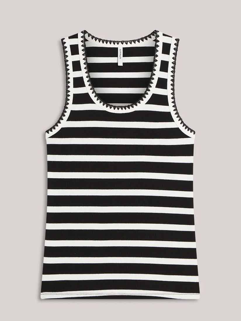 ARDEN Breton Striped Tank Top