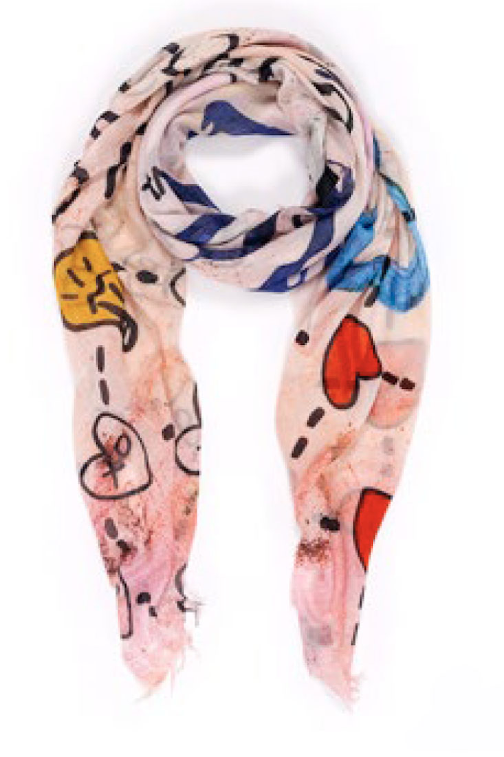 Suzi Roher LIFE IS  scarf