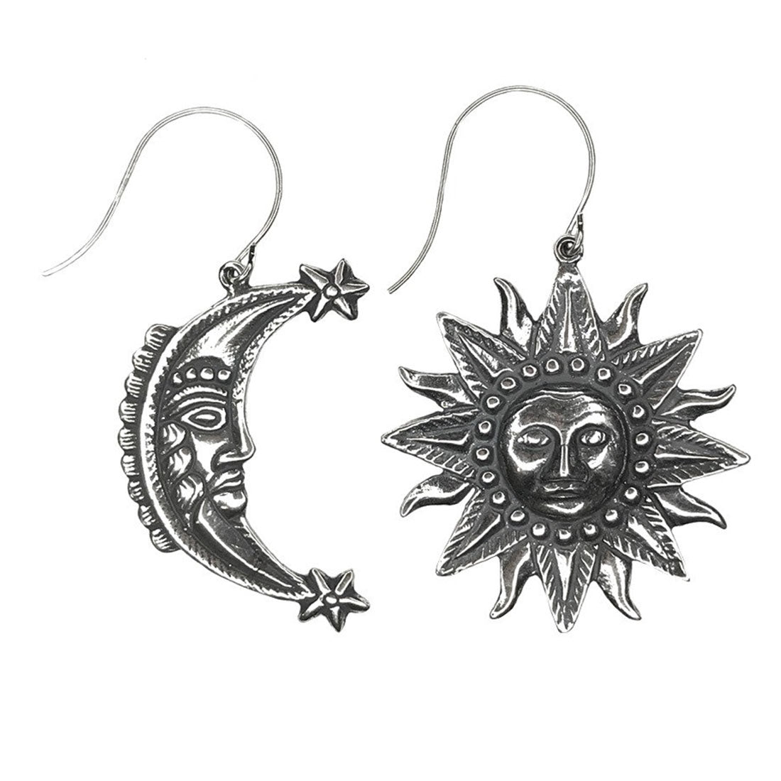 tara gasparian luna luz earrings silver flat