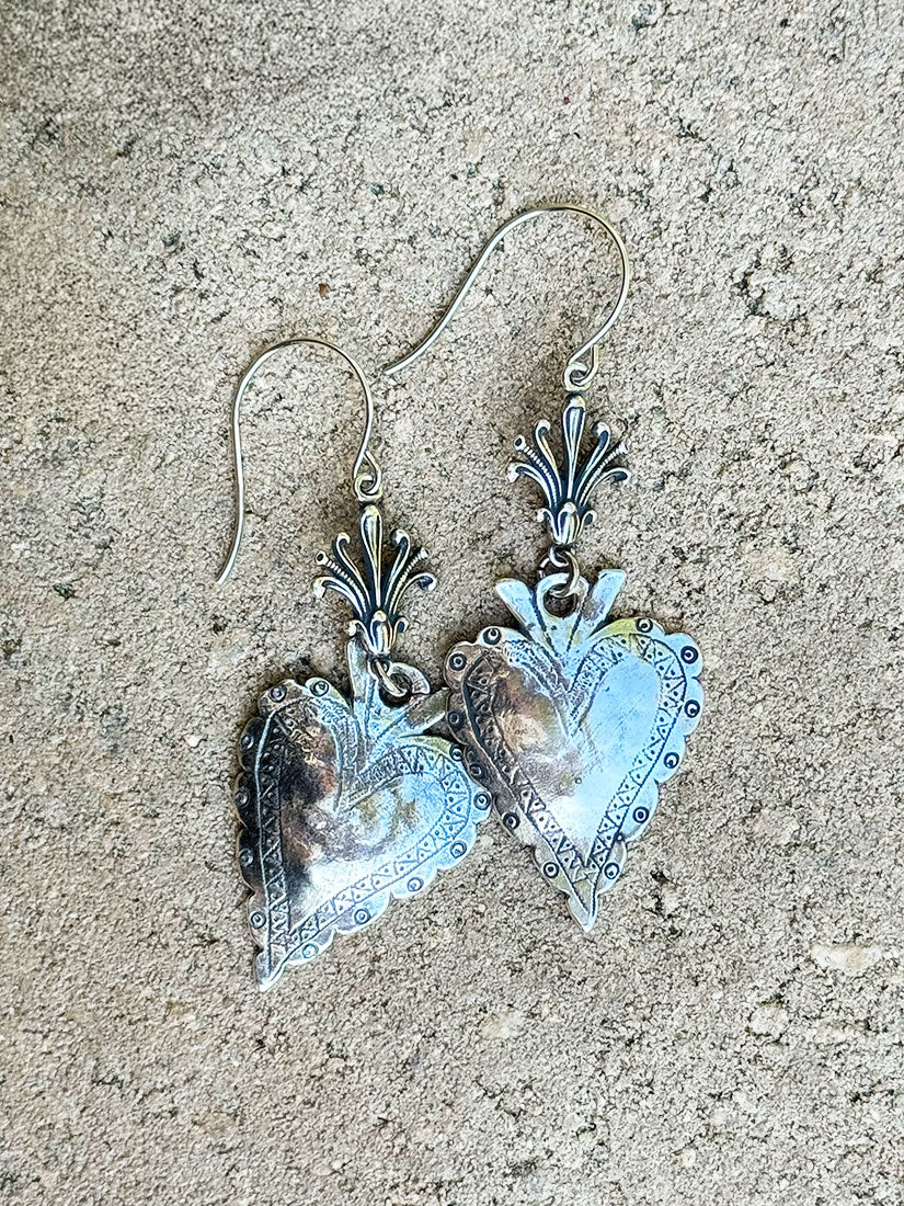tara gasparian milagro hearts earrings