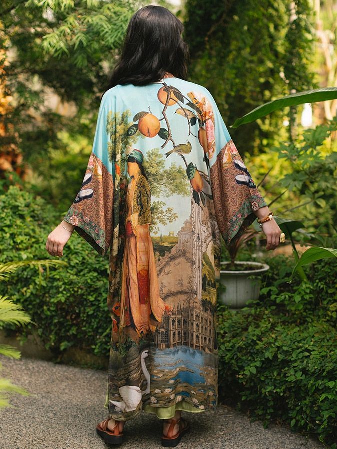 SECRET GARDEN Bamboo Kimono Duster