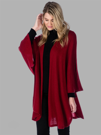 Alashan WRAP-UP Merino Cashmere Ruana 
