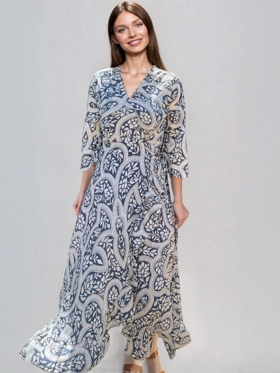 Cienna LEURA Midi Wrap Dress 