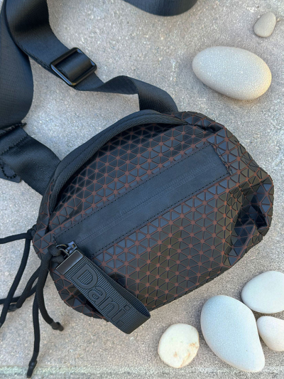 BONNIE Mini Chocolate Geo Crossbody Bag 